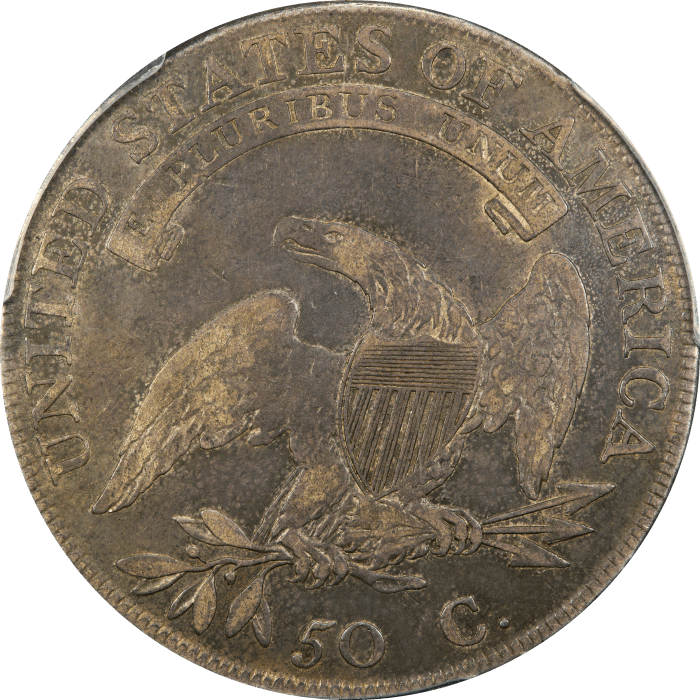 1807 Capped Bust Half Dollar (50c) Bearded Goddess  REVERSE Image