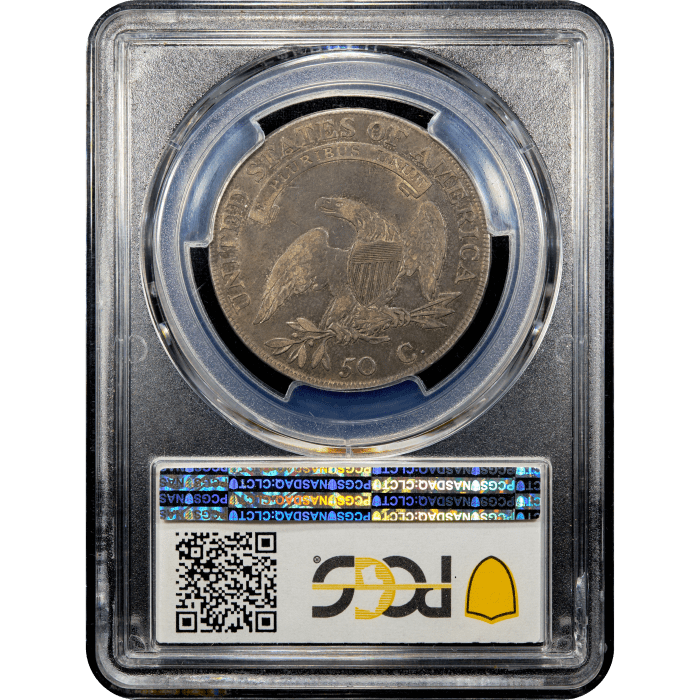 1807 Capped Bust Half Dollar (50c) Bearded Goddess  SLAB Image