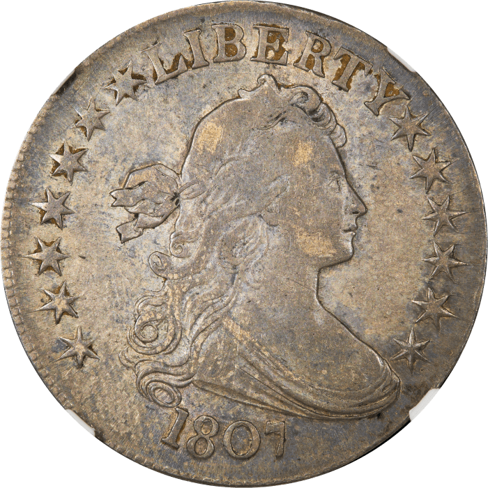 1807 Draped Bust Half Dollar (50c) Obverse Image