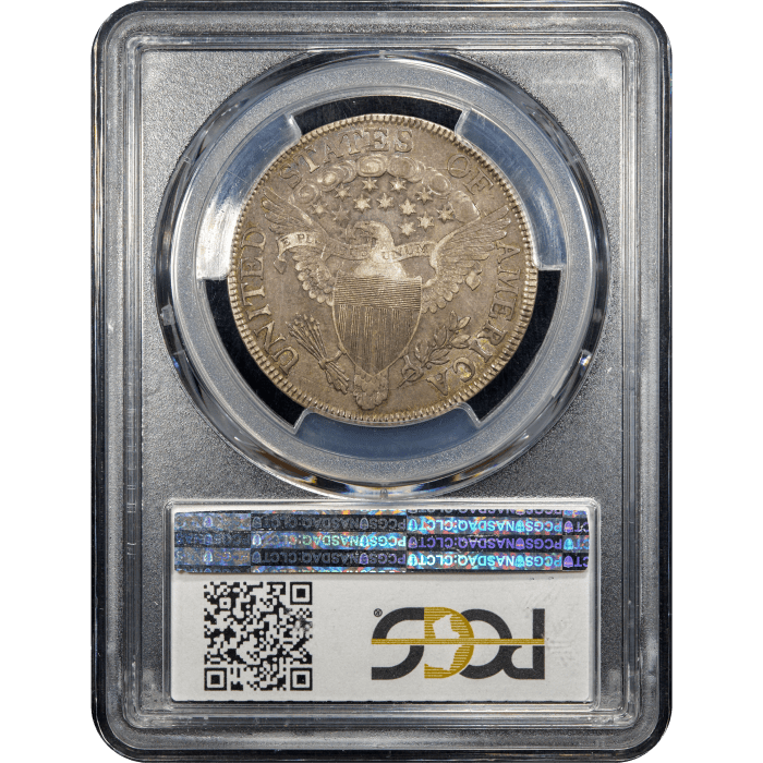 1807 Draped Bust Half Dollar (50c) Reverse Slab Image