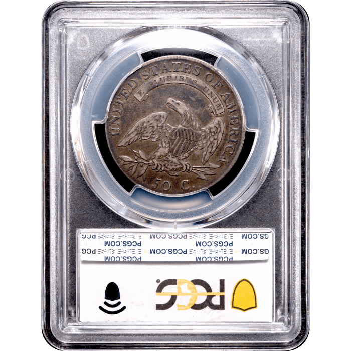 1808 Capped Bust Half Dollar (50c) O-107a Reverse Slab Image