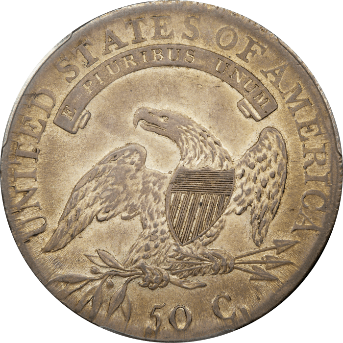 1808 Capped Bust Half Dollar (50c) Reverse Image