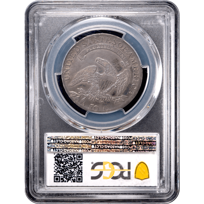 1808 Capped Bust Half Dollar (50c) Reverse Slab Image