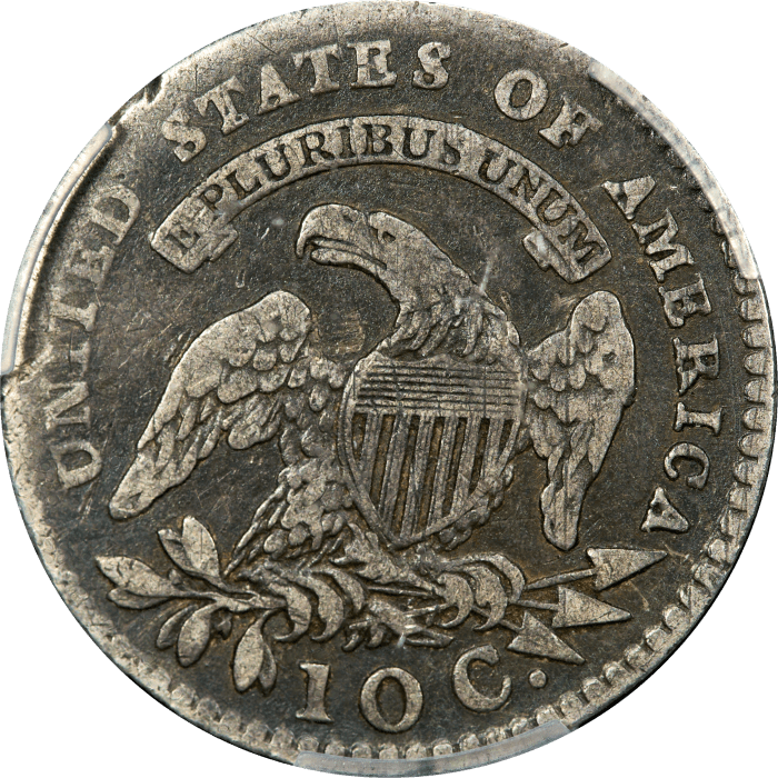 1809 Capped Bust Dime (10c) REVERSE Image