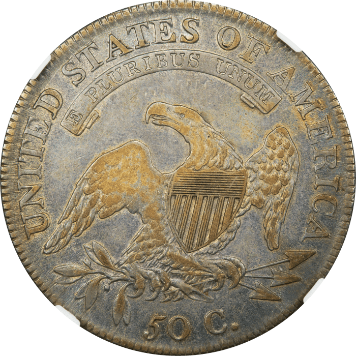 1809 Capped Bust Half Dollar (50c) Reverse Image