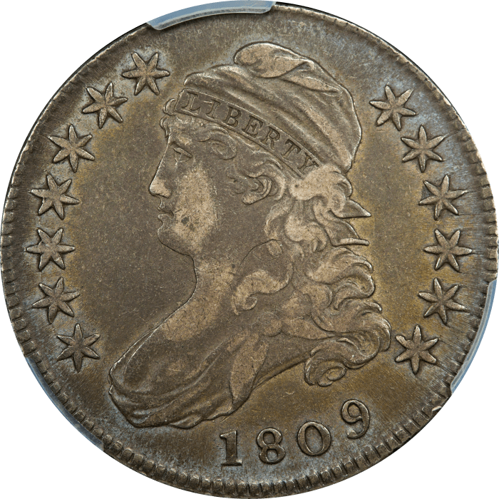 1809 Capped Bust Half Dollar (50c) O-106 OBVERSE Image