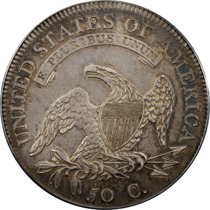 1809 Capped Bust Half Dollar (50c) OGH Reverse Image