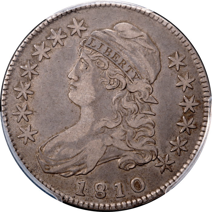 1810 Capped Bust Half Dollar (50c) O-101 Obverse Image