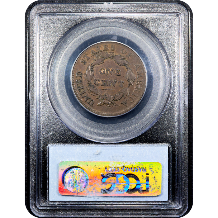 1810/9 Classic Head Large Cent (1c) S-281 Reverse Slab Image