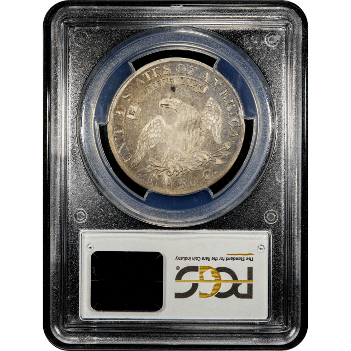 1811 Capped Bust Half Dollar (50c) Large 8 SLAB Image