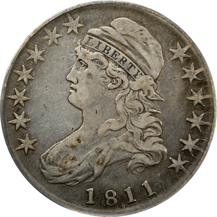 1811/10 Capped Bust Half Dollar (50c) O-102 OBVERSE Image