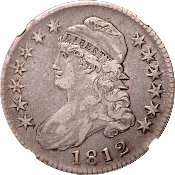 1812 Capped Bust Half Dollar (50c) O-104 Obverse Image