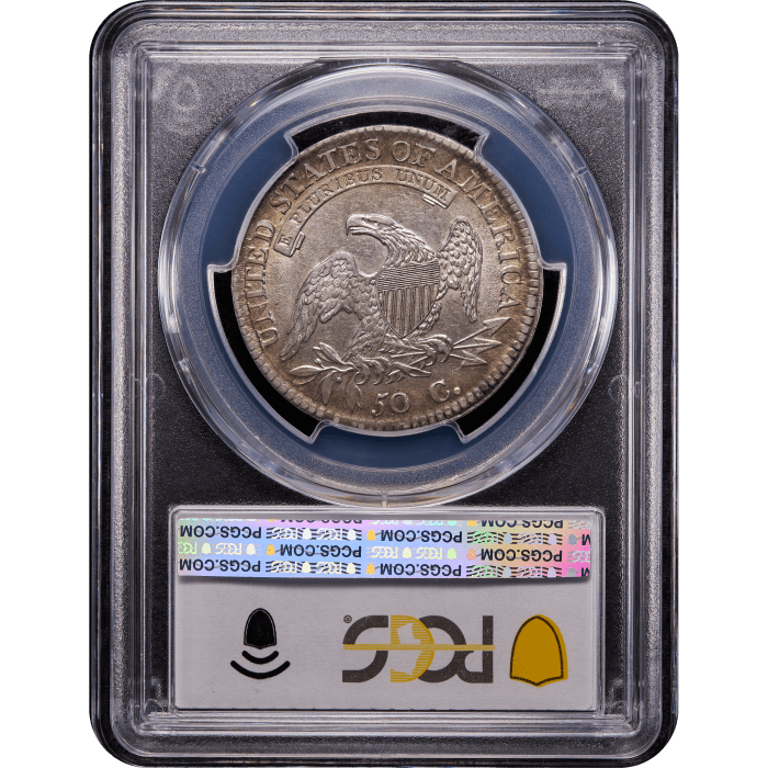 1812 Capped Bust Half Dollar (50c) Reverse Slab Image