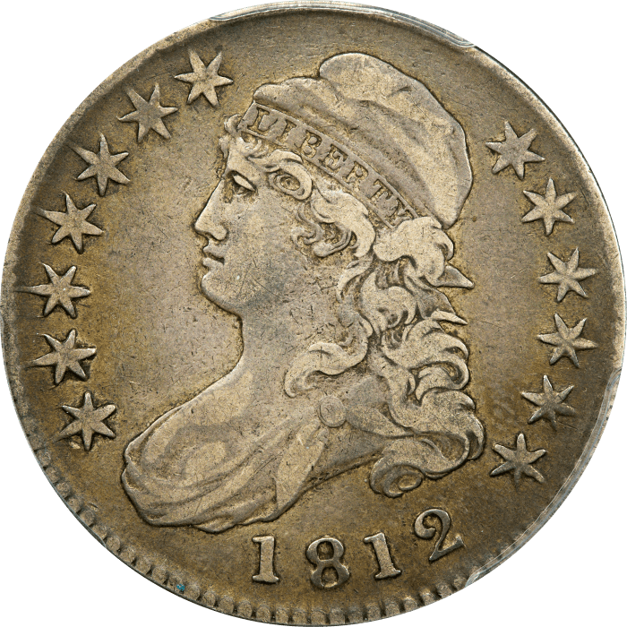 1812 Capped Bust Half Dollar (50c) Obverse Image