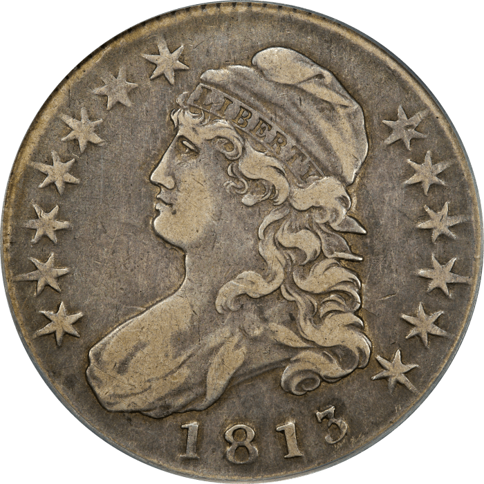 1813 Capped Bust Half Dollar (50c) O-104 OBVERSE Image