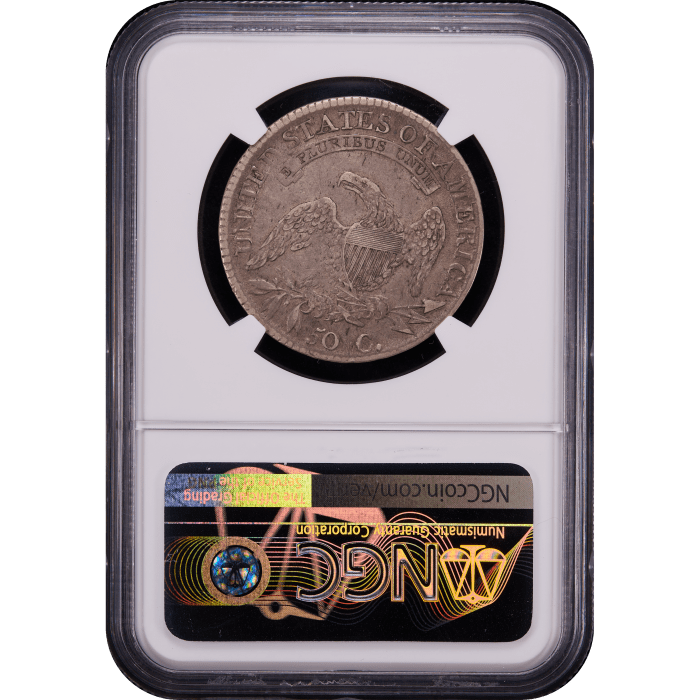 1814 Capped Bust Half Dollar (50c) Reverse Slab Image