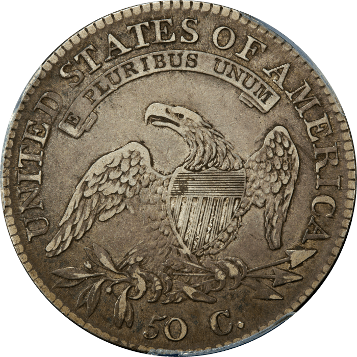 1814 Capped Bust Half Dollar (50c) O-102 REVERSE Image