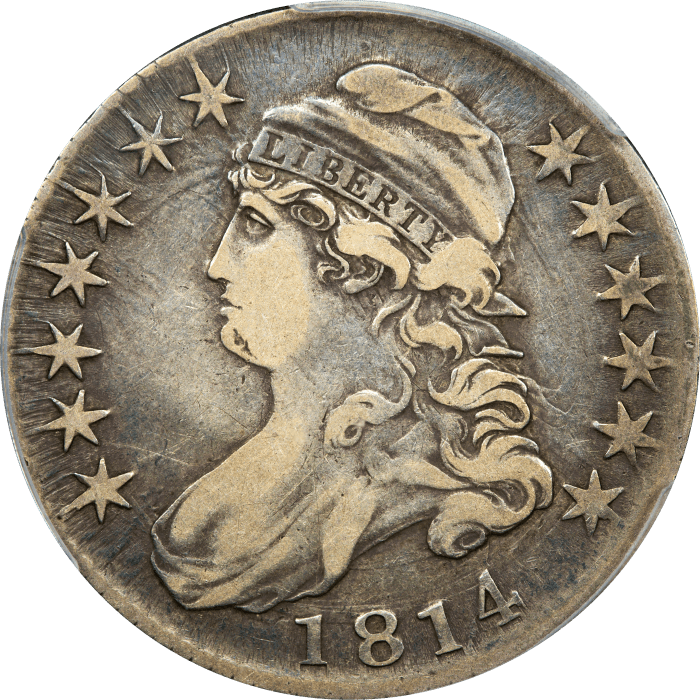 1814 Capped Bust Half Dollar (50c) O-108a E/A Obverse Image