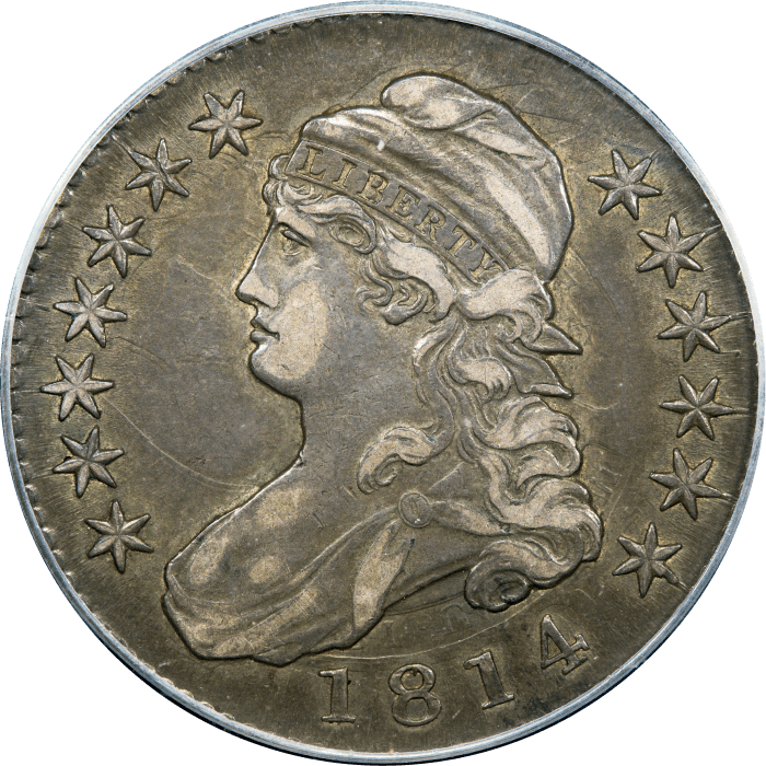 1814 Capped Bust Half Dollar (50c) O-109 Obverse Image