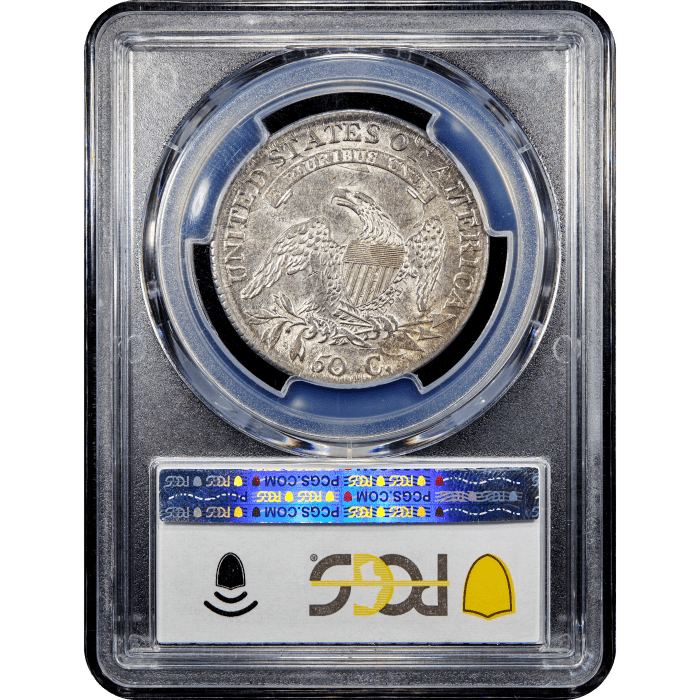 1814 Capped Bust Half Dollar (50c) Reverse Slab Image