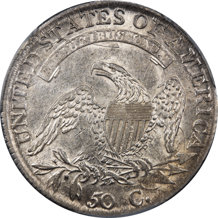 1814 Capped Bust Half Dollar (50c) Reverse Image