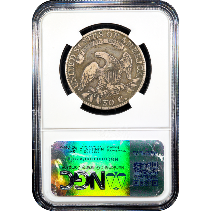 1814/3 Capped Bust Half Dollar (50c) Reverse Slab Image