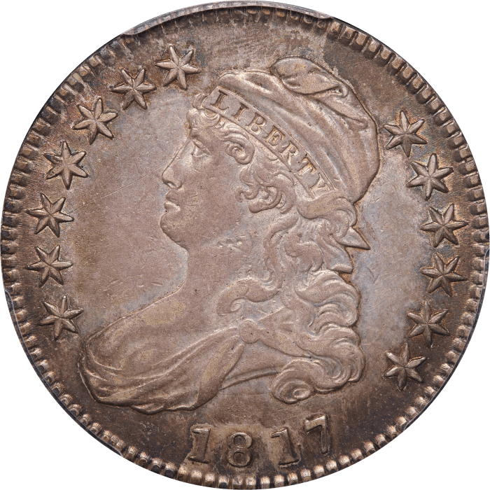 1817 Capped Bust Half Dollar (50c) 181.7 Punctuated Date OBVERSE Image