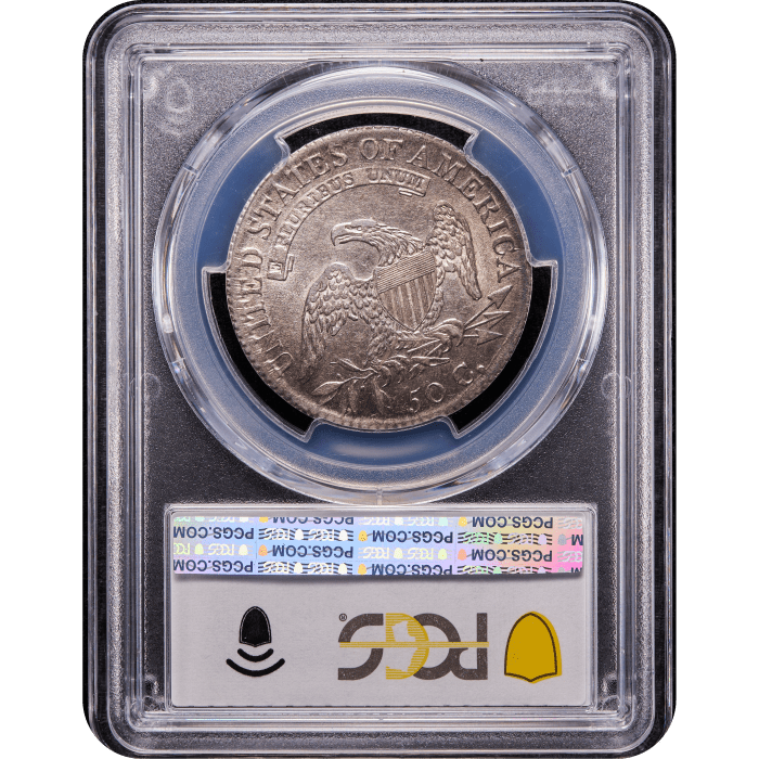 1817 Capped Bust Half Dollar (50c) Reverse Slab Image