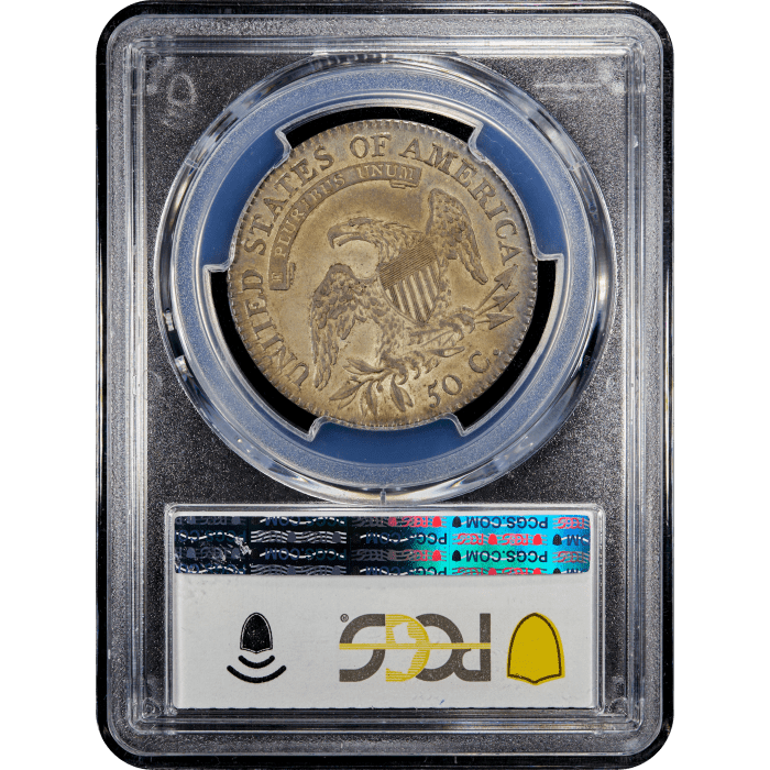 1817 Capped Bust Half Dollar (50c) Reverse Slab Image