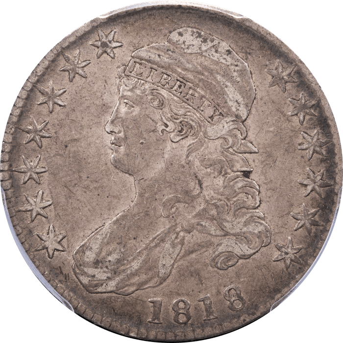 1818 Capped Bust Half Dollar (50c) Obverse Image