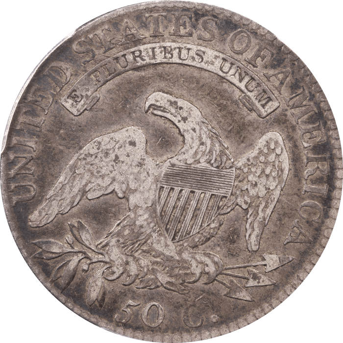 1818 Capped Bust Half Dollar (50c) Reverse Image