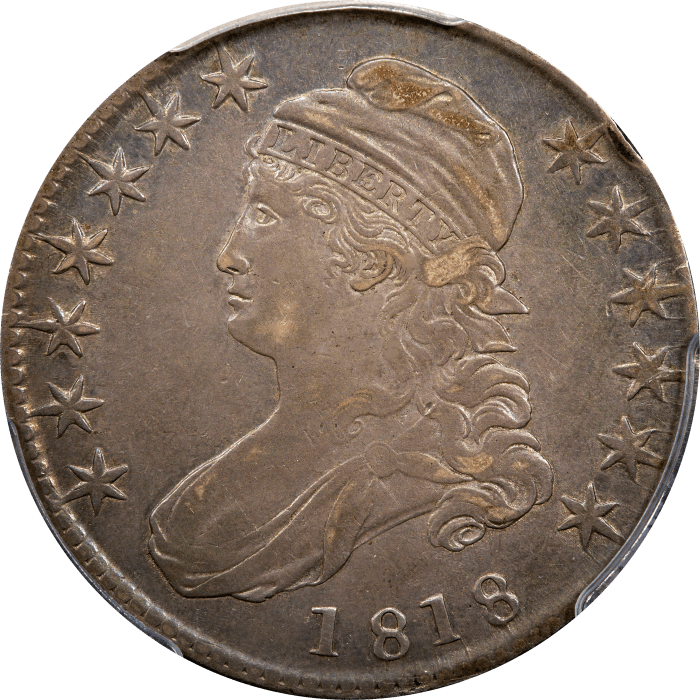 1818 Capped Bust Half Dollar (50c) Obverse Image