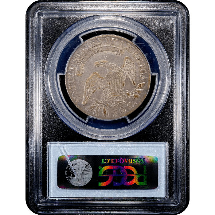 1818 Capped Bust Half Dollar (50c) Reverse Slab Image