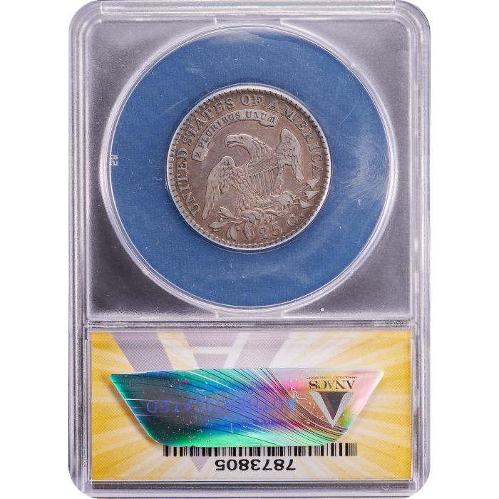 1818/5 Capped Bust Quarter (25c) Reverse Slab Image