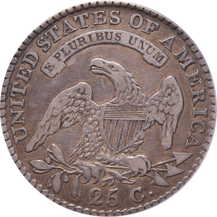 1818/5 Capped Bust Quarter (25c) Reverse Image