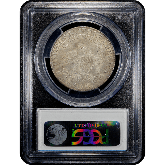 1818/7 Capped Bust Half Dollar (50c) Small 8 SLAB Image