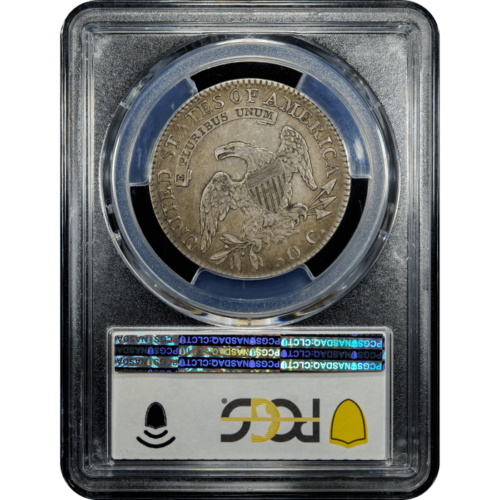 1818/7 Capped Bust Half Dollar (50c) Small 8 SLAB Image