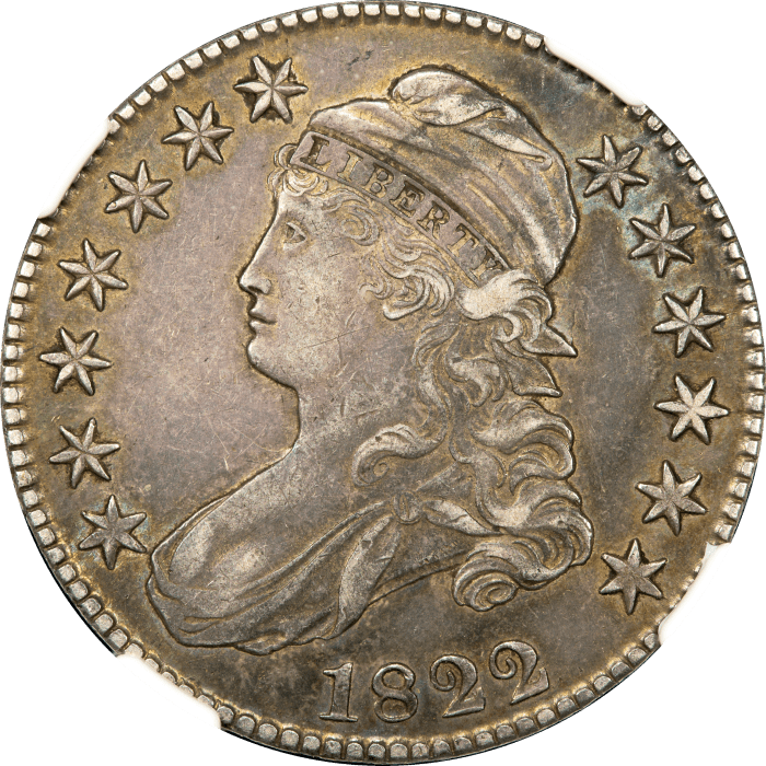 1822 Capped Bust Half Dollar (50c) Obverse Image