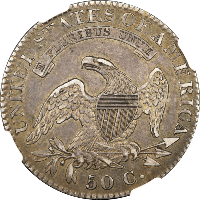 1822 Capped Bust Half Dollar (50c) Reverse Image