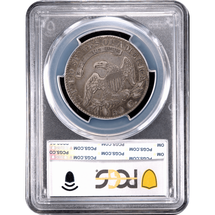 1823 Capped Bust Half Dollar (50c) O-110 Reverse Slab Image