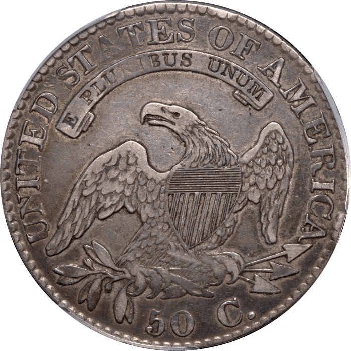 1823 Capped Bust Half Dollar (50c) O-110 Reverse Image