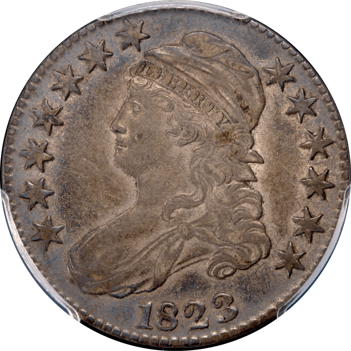 1823 Capped Bust Half Dollar (50c) Obverse Image