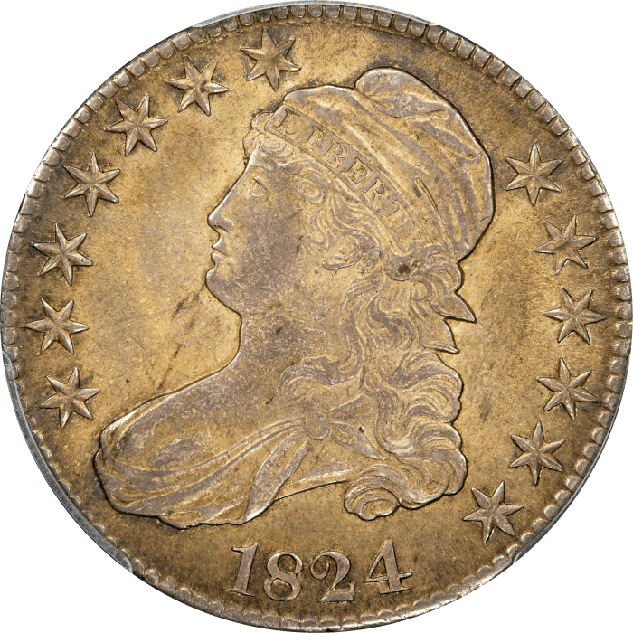 1824 Capped Bust Half Dollar (50c) OBVERSE Image