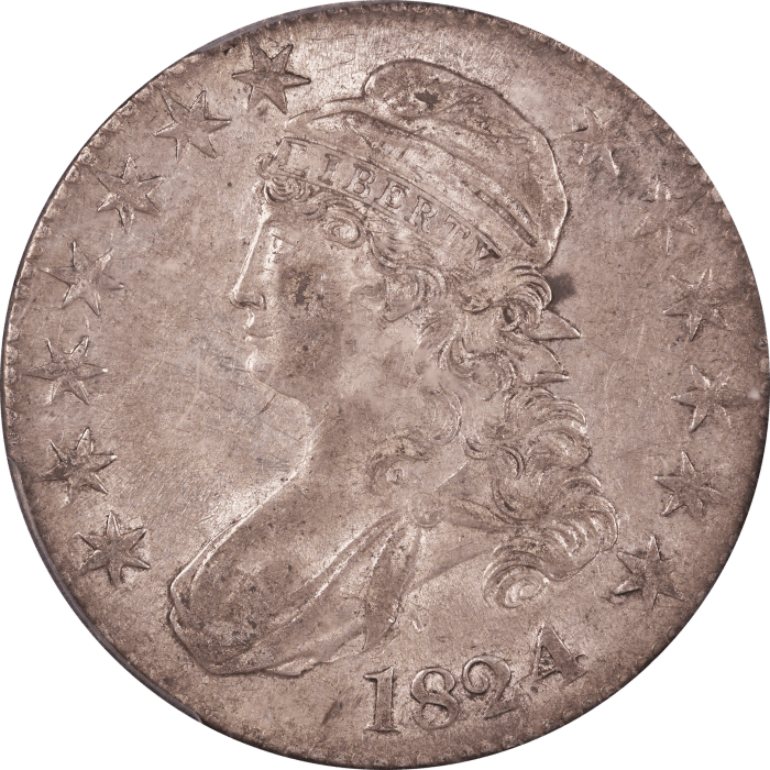 1824/4 Capped Bust Half Dollar (50c) Obverse Image