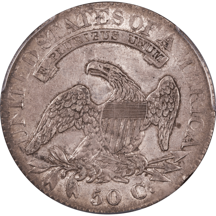 1824/4 Capped Bust Half Dollar (50c) Reverse Image