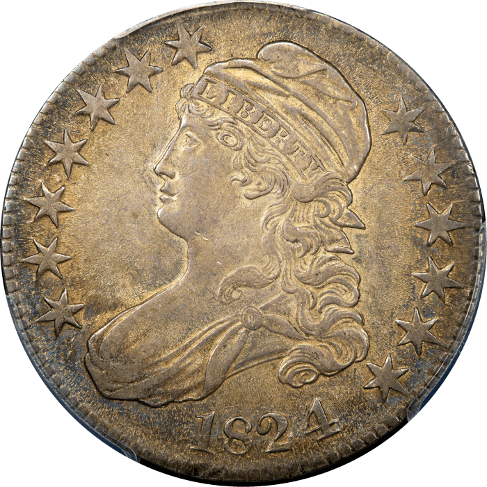 1824/4 Capped Bust Half Dollar (50c) Obverse Image