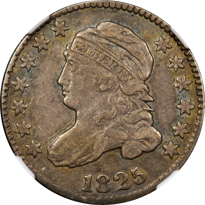 1825 Capped Bust Dime (10c) JR-5 OBVERSE Image