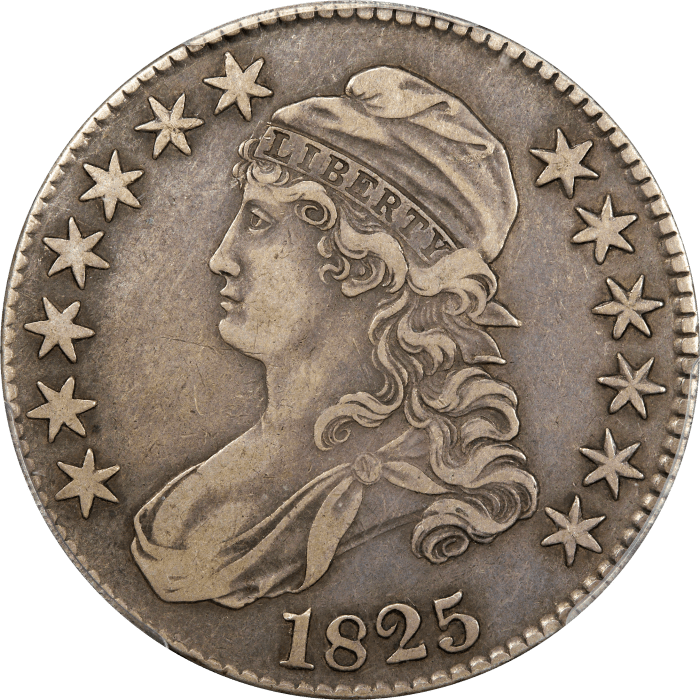 1825 Capped Bust Half Dollar (50c) Obverse Image