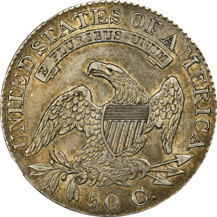 1826 Capped Bust Half Dollar (50c) Reverse Image