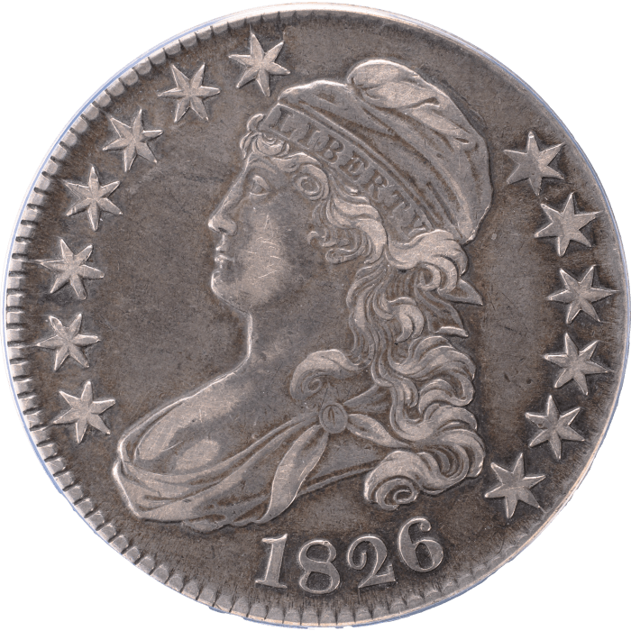1826 Capped Bust Half Dollar (50c) O-113a Obverse Image